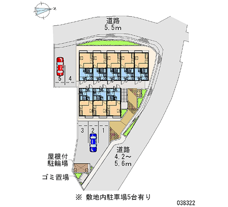 レオパレススピーロ　スペーロ 月極駐車場