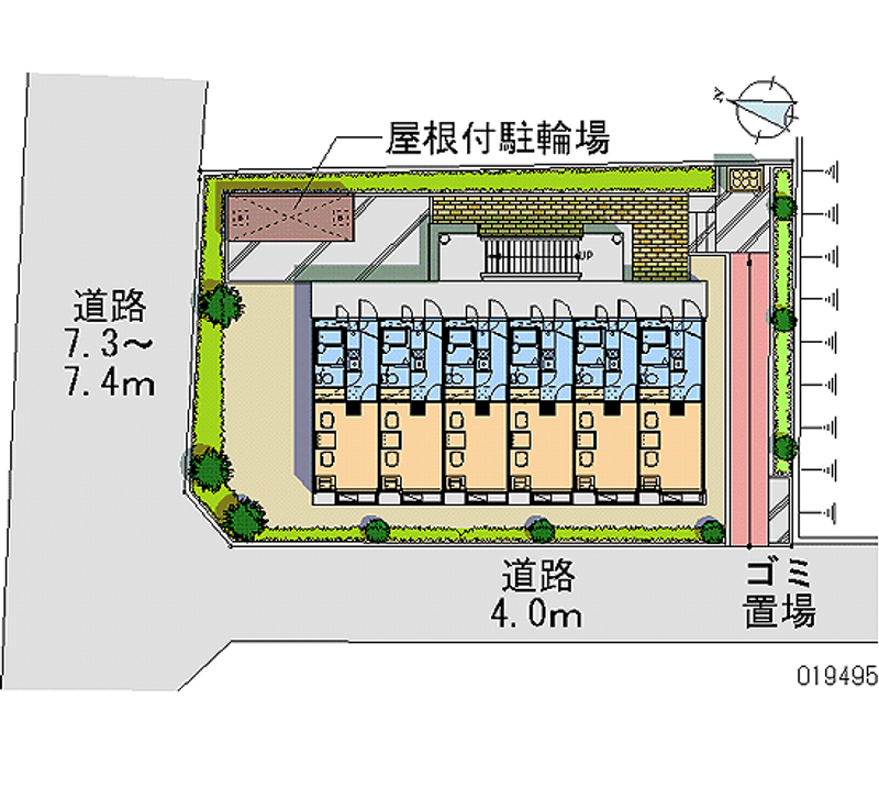 レオパレスヴァイオレット 区画図