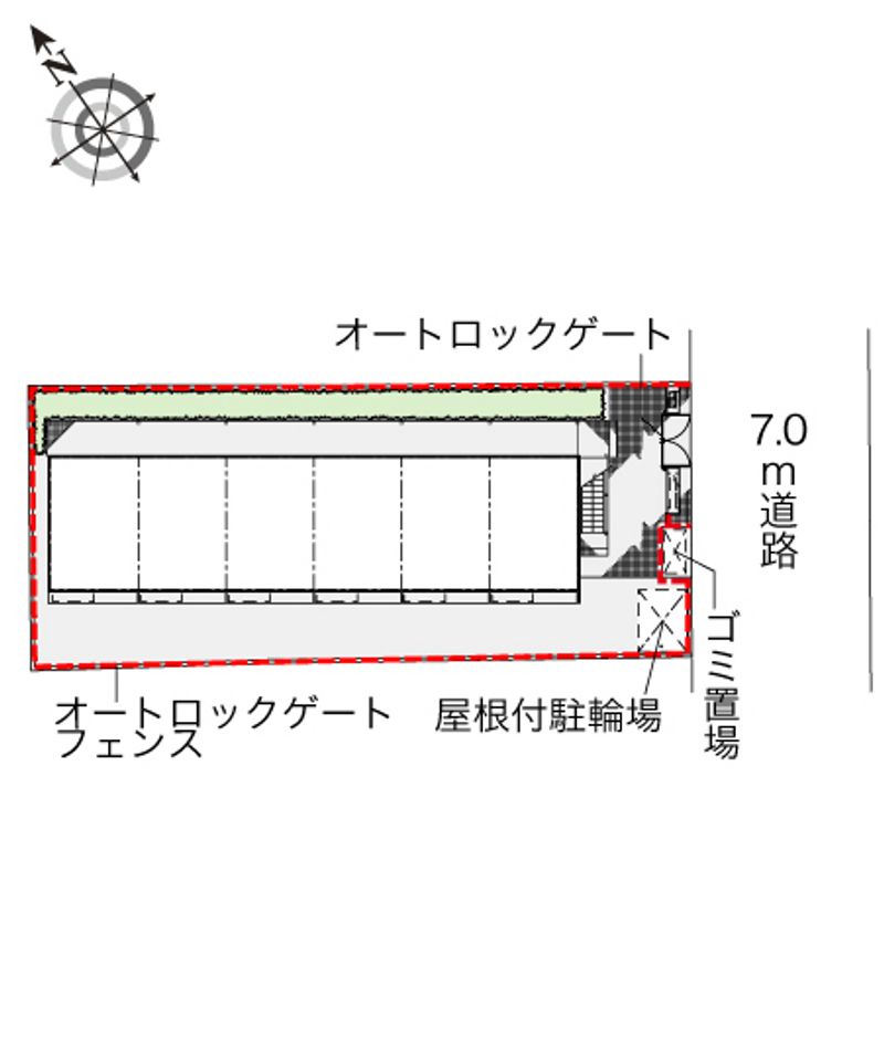 レオパレスシャルムⅡ 配置図