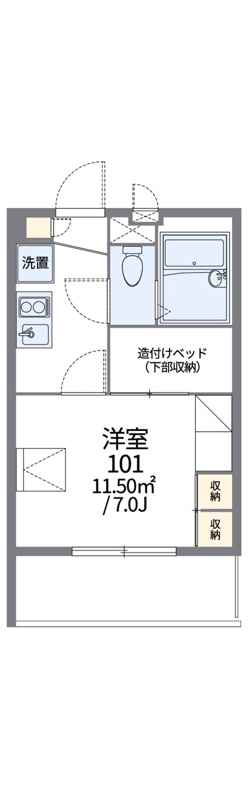 レオパレスＩＭＡＧＯⅢ 間取図