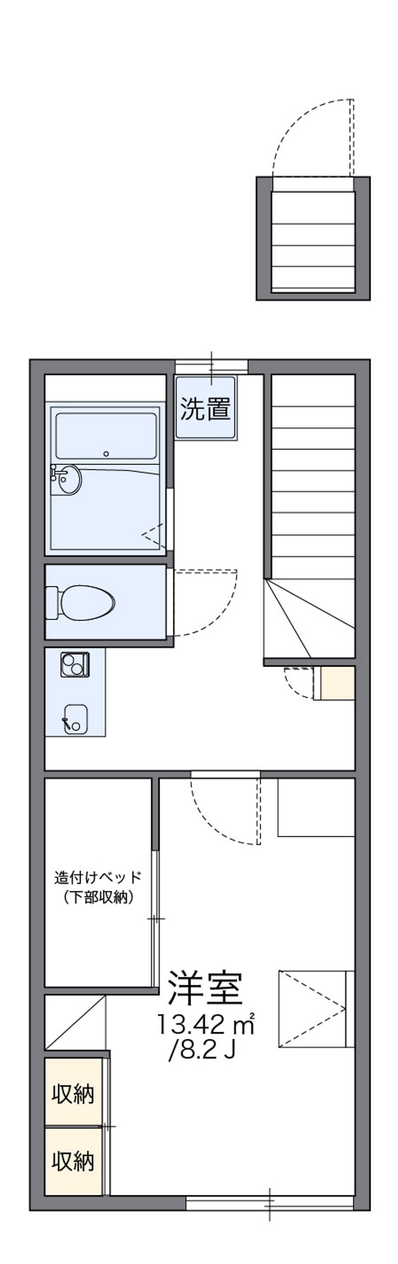 レオパレスｙａｎａｇｉⅡ 間取り