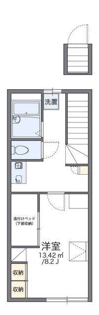 レオパレスｙａｎａｇｉⅡ 間取り図