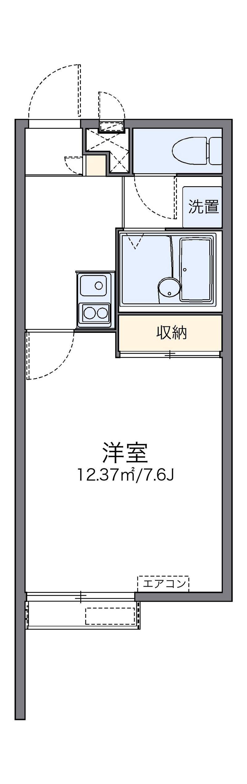 レオパレスレオーノⅢ 間取り