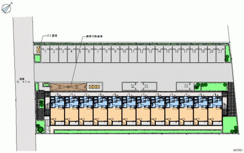 47951 Monthly parking lot