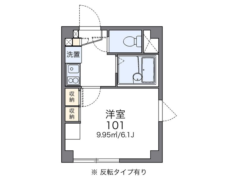 レオパレス木場公園 間取図