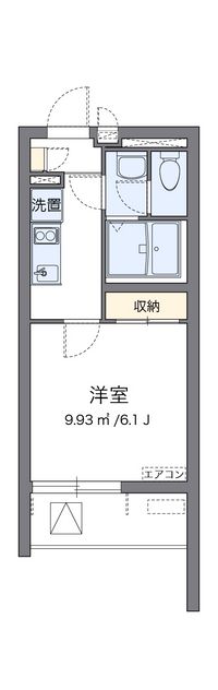 クレイノ池田石橋 間取り図