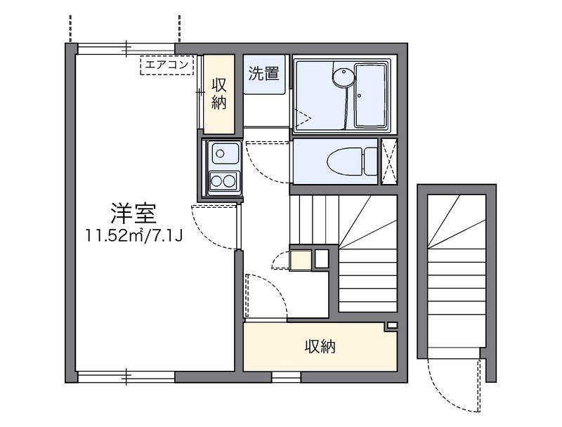 レオネクストハピネスⅥ 間取図