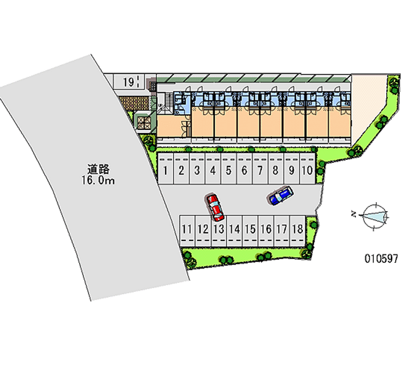 10597 Monthly parking lot