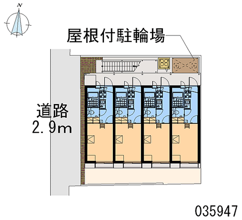 レオパレスＫＡＮ 区画図