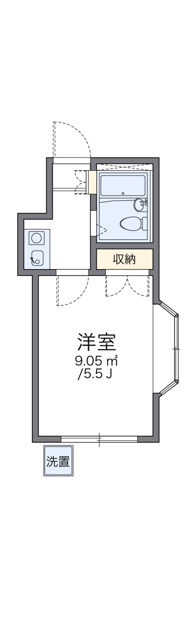 レオパレスエイコーン 間取図