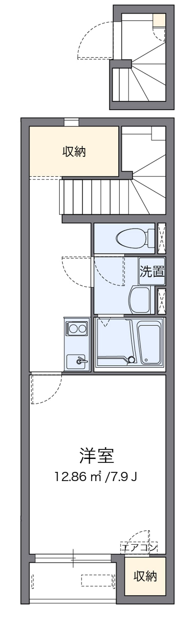 クレイノ福室南２ 間取図