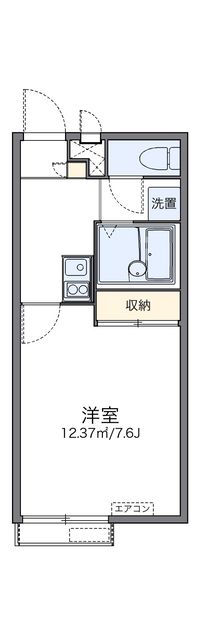 レオパレスプレズィール 間取り図