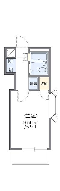 レオパレス緑町第２ 間取り図