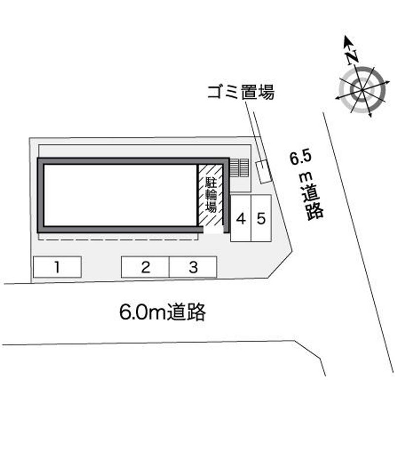 レオパレス吹田 配置図