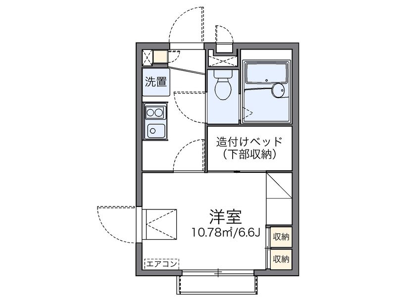 レオパレスコーラル子安 間取図