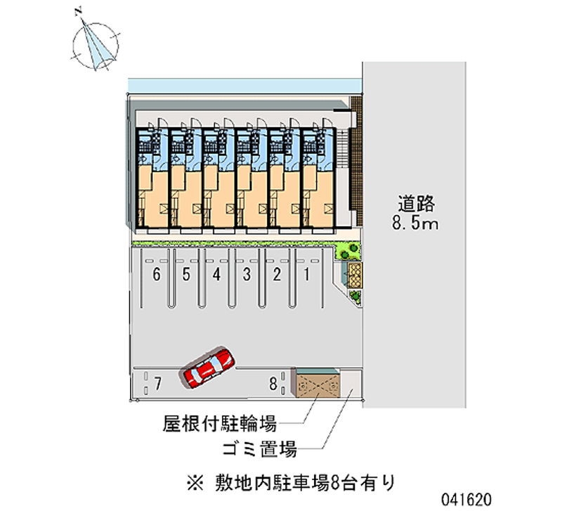 レオパレスふじよし 区画図