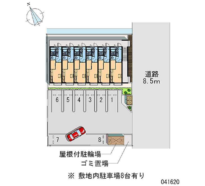 レオパレスふじよし 月極駐車場