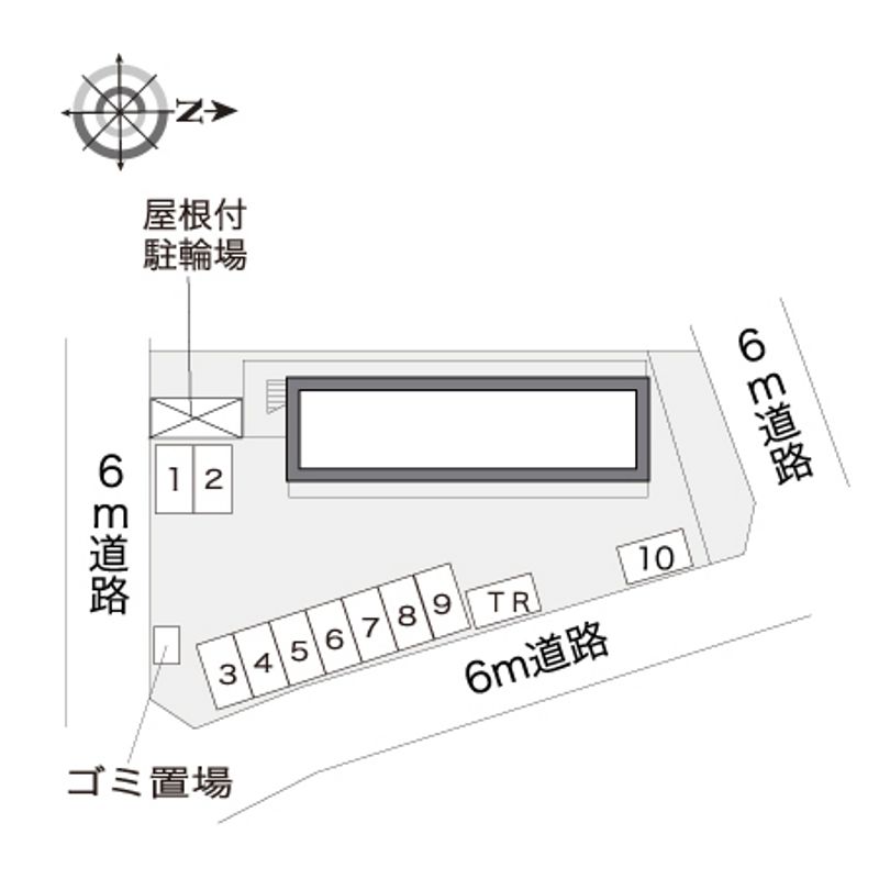 レオパレスシャルム 配置図
