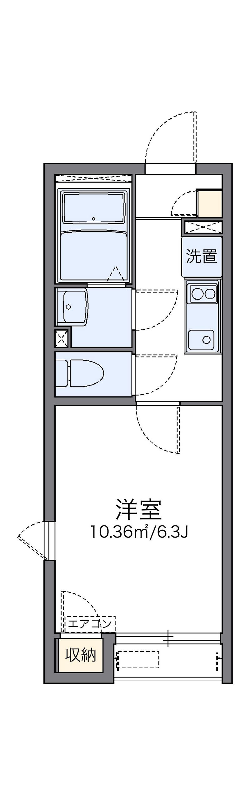 レオネクストノービレハル 間取図