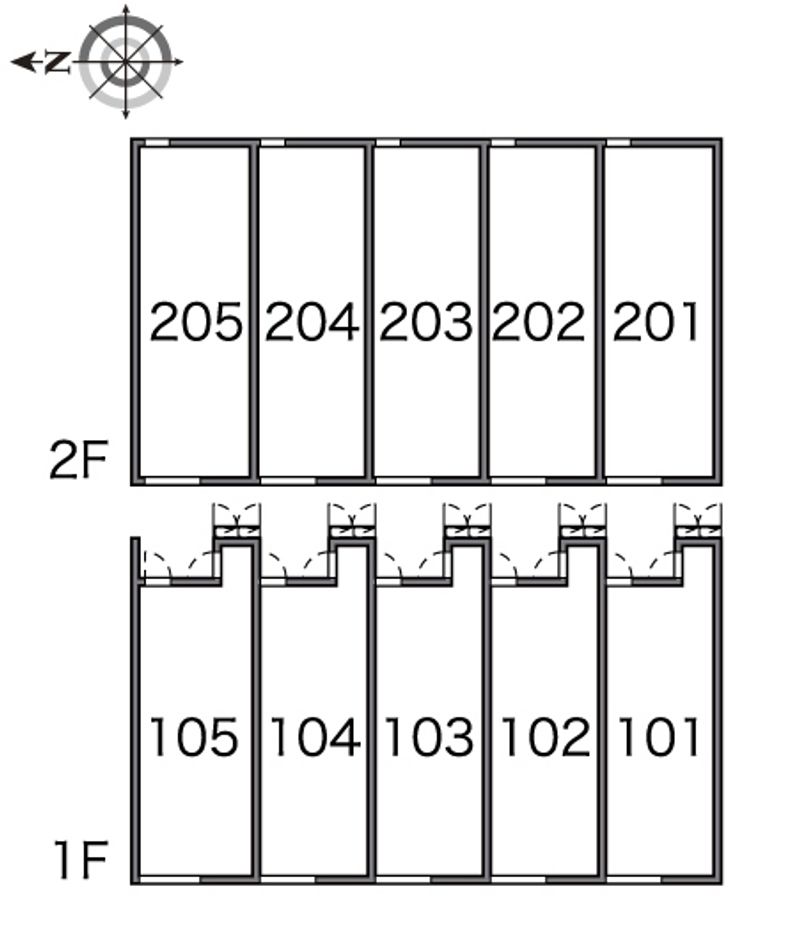 レオパレスＮ　ノア 間取配置図