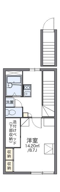 レオパレスアルタ 間取り図