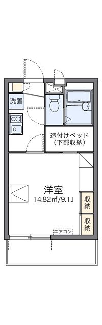 レオパレス千葉 間取り図
