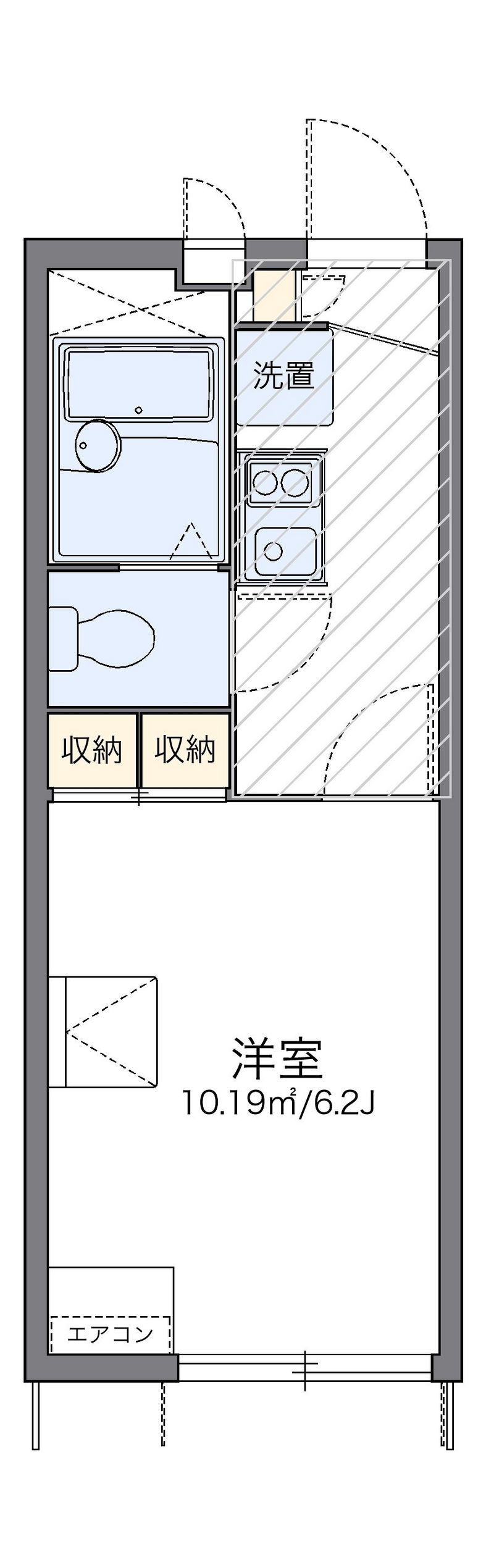 leopalace Exiv B Floor plan