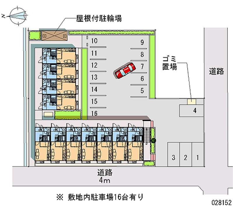 28152 Monthly parking lot