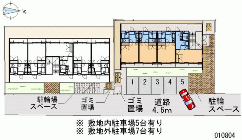 レオパレスＨＩＲＡＴＡＰａｒｔⅡ 月極駐車場