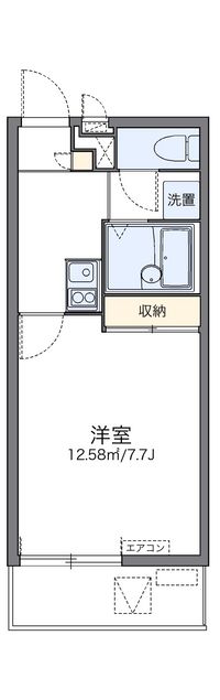 レオパレスホヌ 間取り図