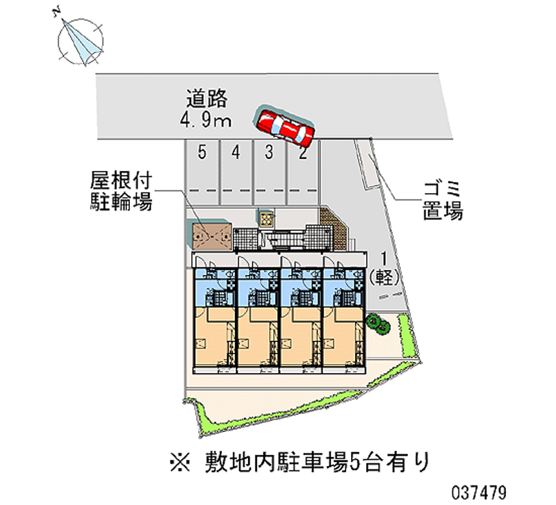 レオパレス大原市場 区画図