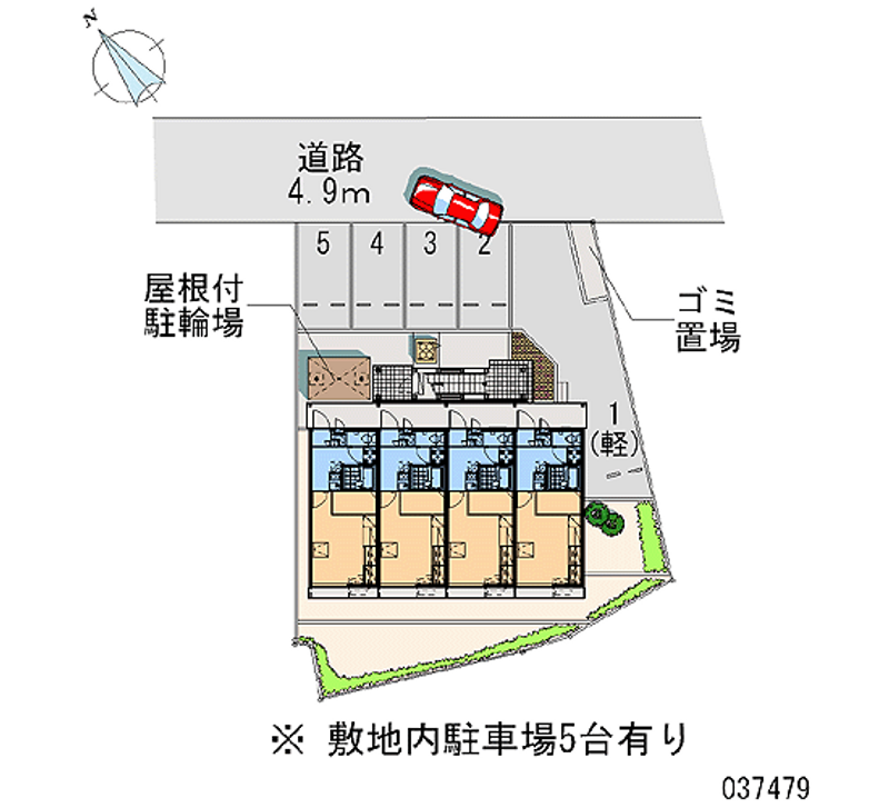 レオパレス大原市場 月極駐車場