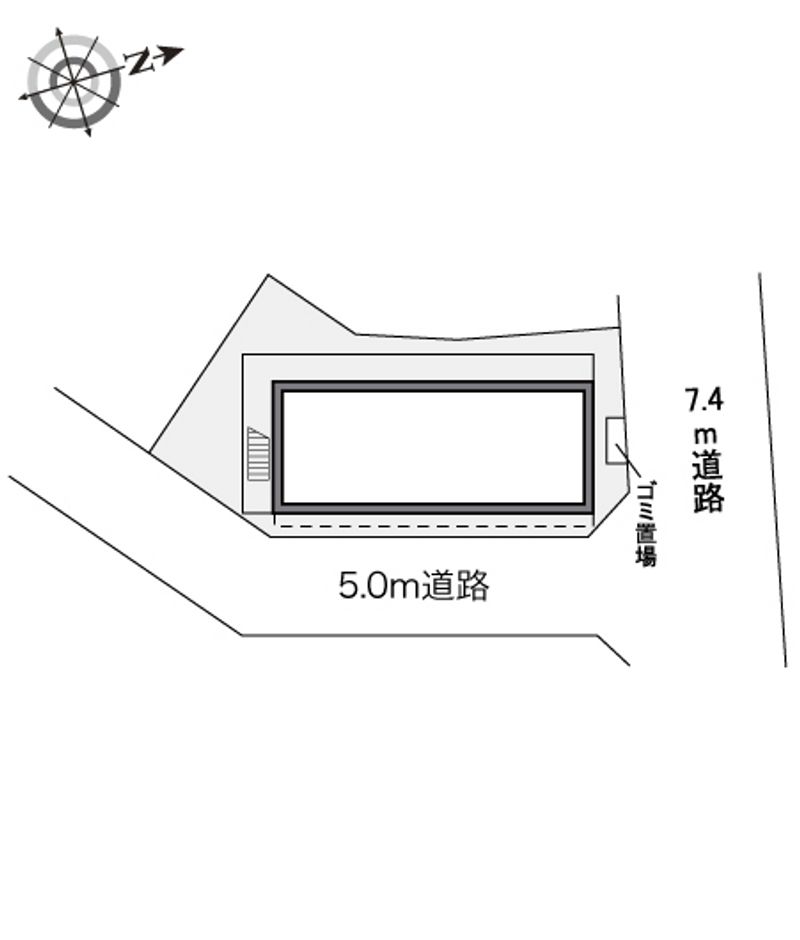 レオパレスヴィクトワール 配置図