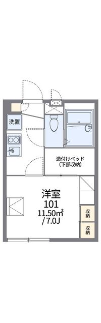 レオパレスシュッドカルチェⅢ 間取り図