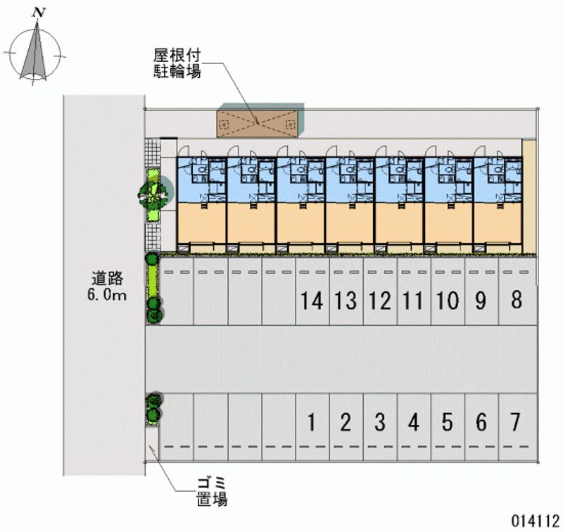 レオパレスシャルマン 月極駐車場