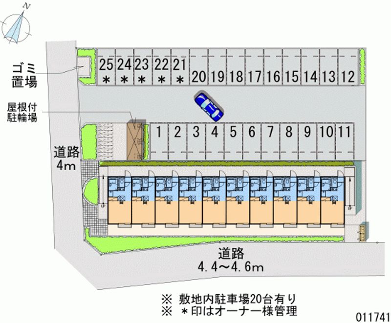 レオパレス緑園邸 月極駐車場