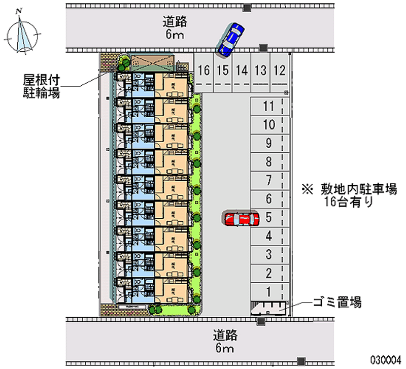 レオパレス桜町 月極駐車場