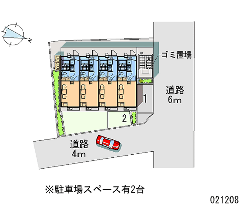 レオパレスＶｉＶｉ芦屋 区画図