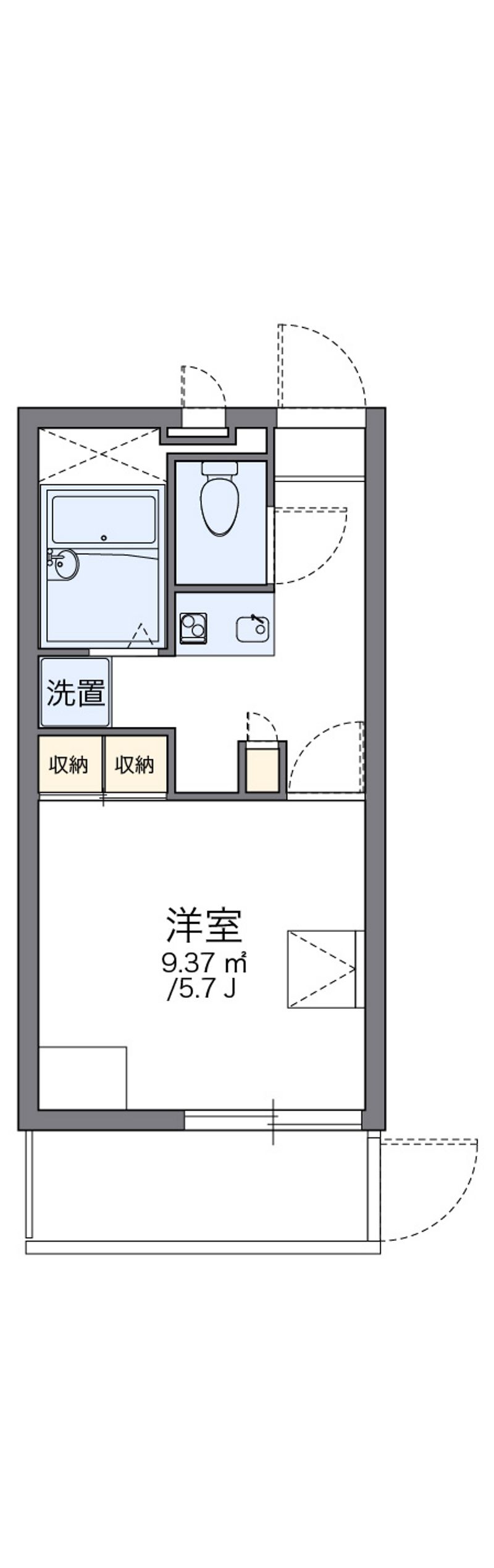 レオパレスエスペランサⅡ 間取り
