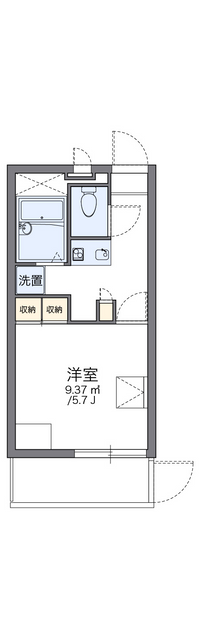 レオパレスエスペランサⅡ 間取り図