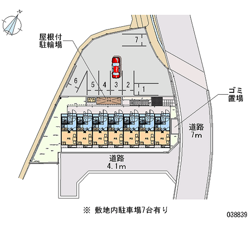 レオパレスゆう　藤ノ木 月極駐車場