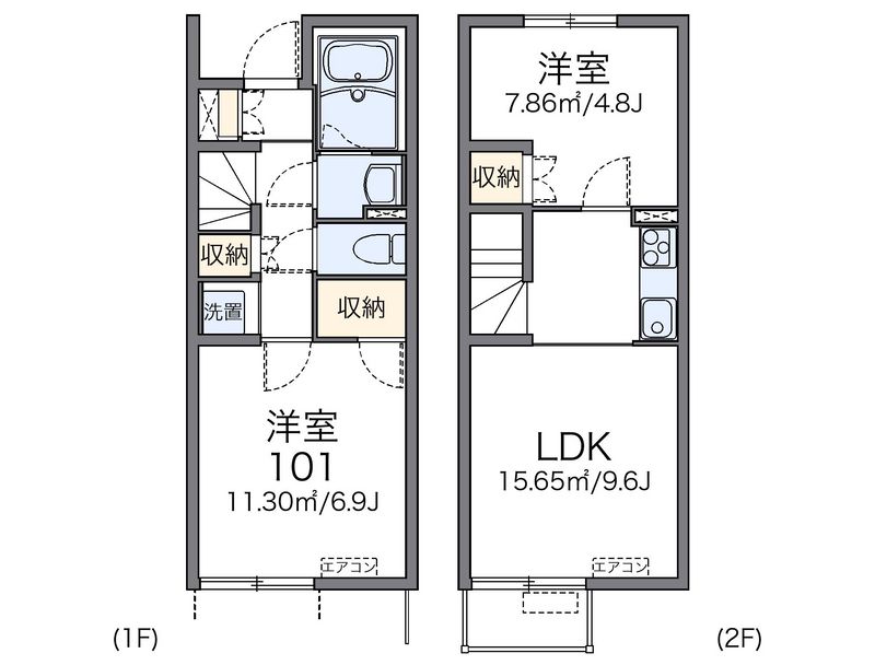 レオネクストカーサ　ドマーニⅠ 間取図