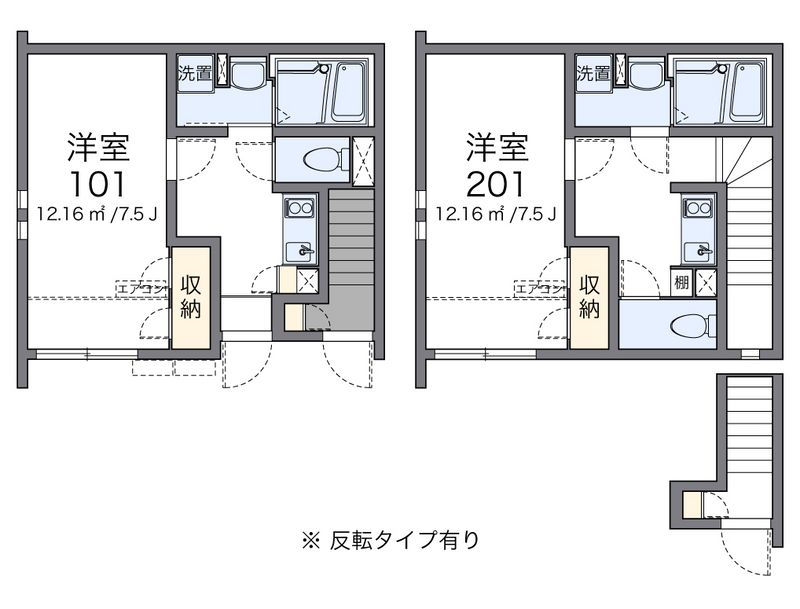 クレイノ大志Ⅱ 間取図