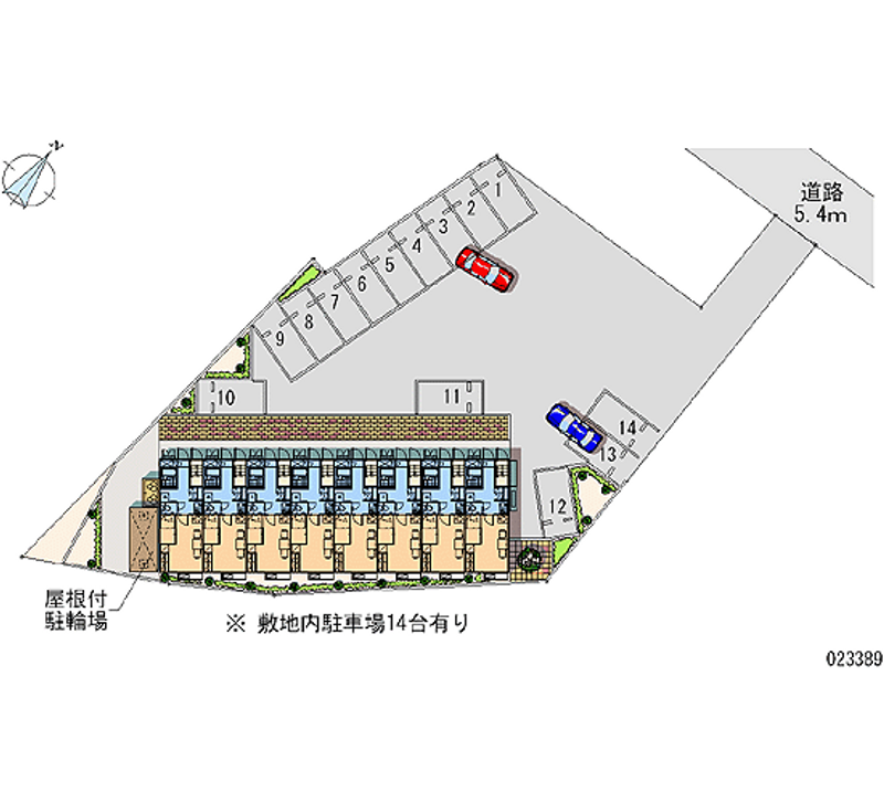 23389月租停車場