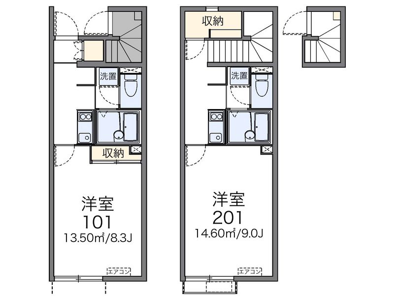 レオネクストルミナウス春日 間取図