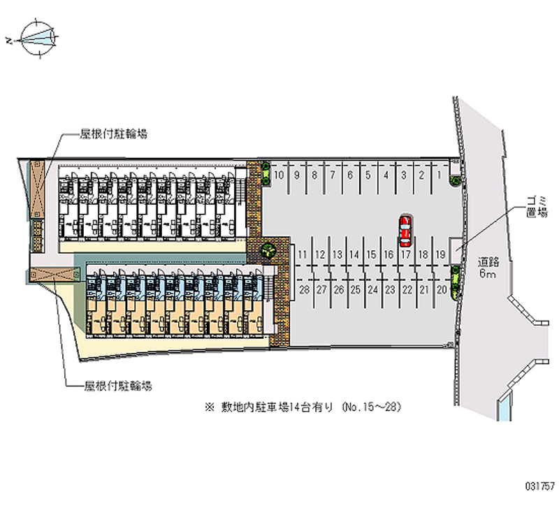 31757 bãi đậu xe hàng tháng