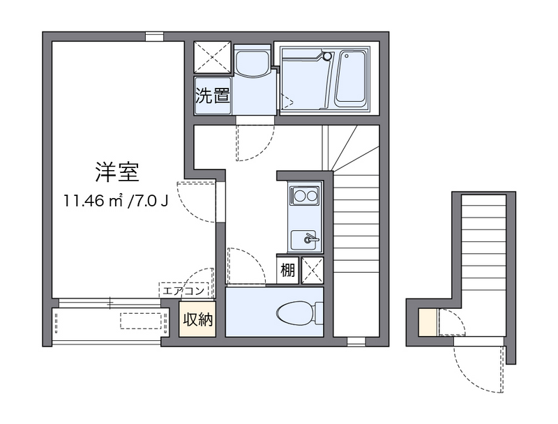 CLEINO Nakamura Honmachi Floor plan