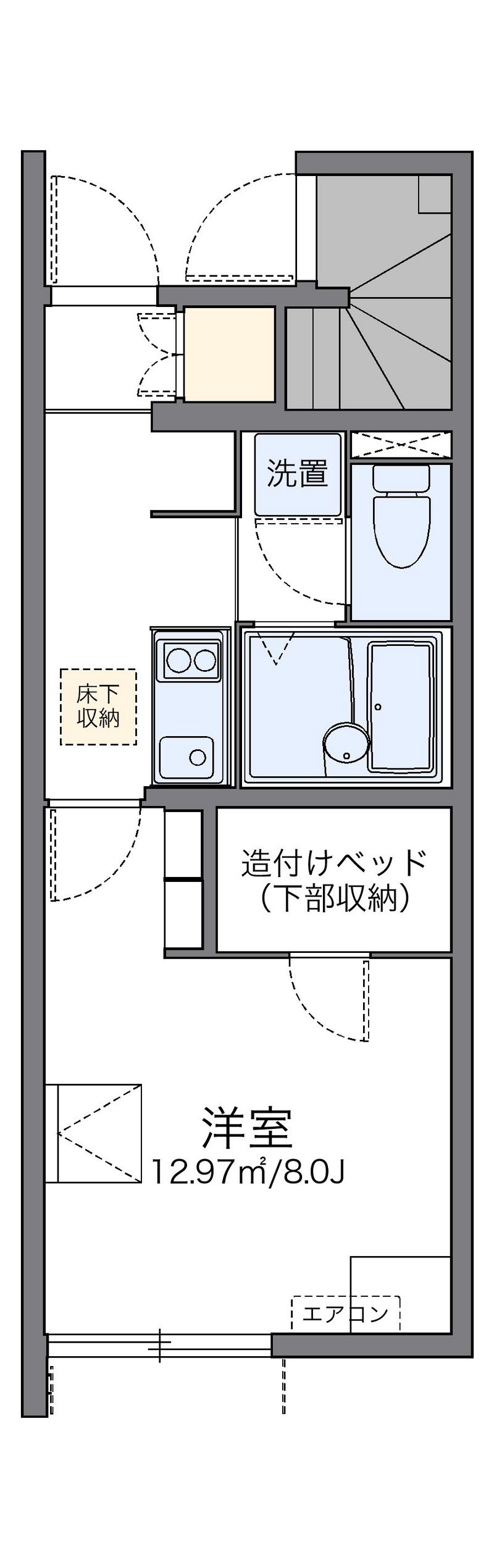 レオネクストリボーン岩代 間取図