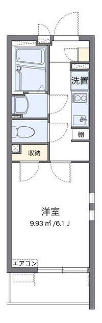 クレイノシャトレー栗木 間取り図