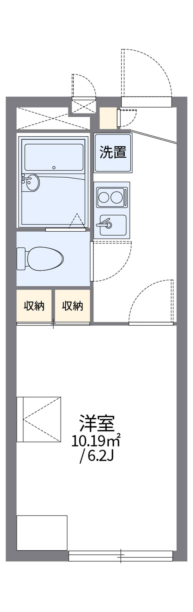 レオパレスエスポワールメゾン 間取図